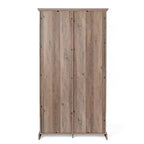 Meuble de rangement de ferme avec porte coulissante de style grange