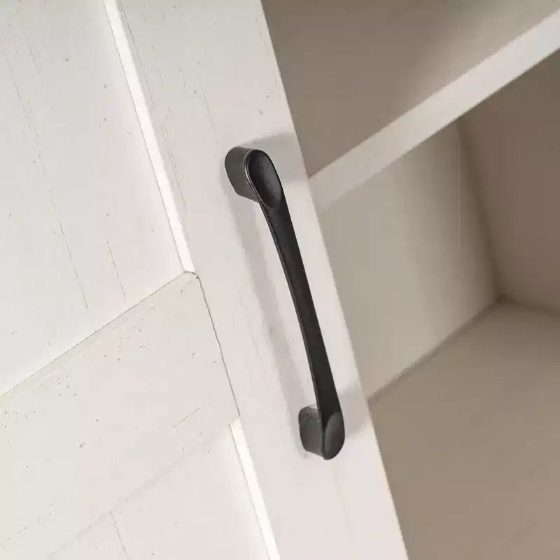 Meuble de rangement de ferme avec porte coulissante de style grange