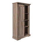 Meuble de rangement de ferme avec porte coulissante de style grange