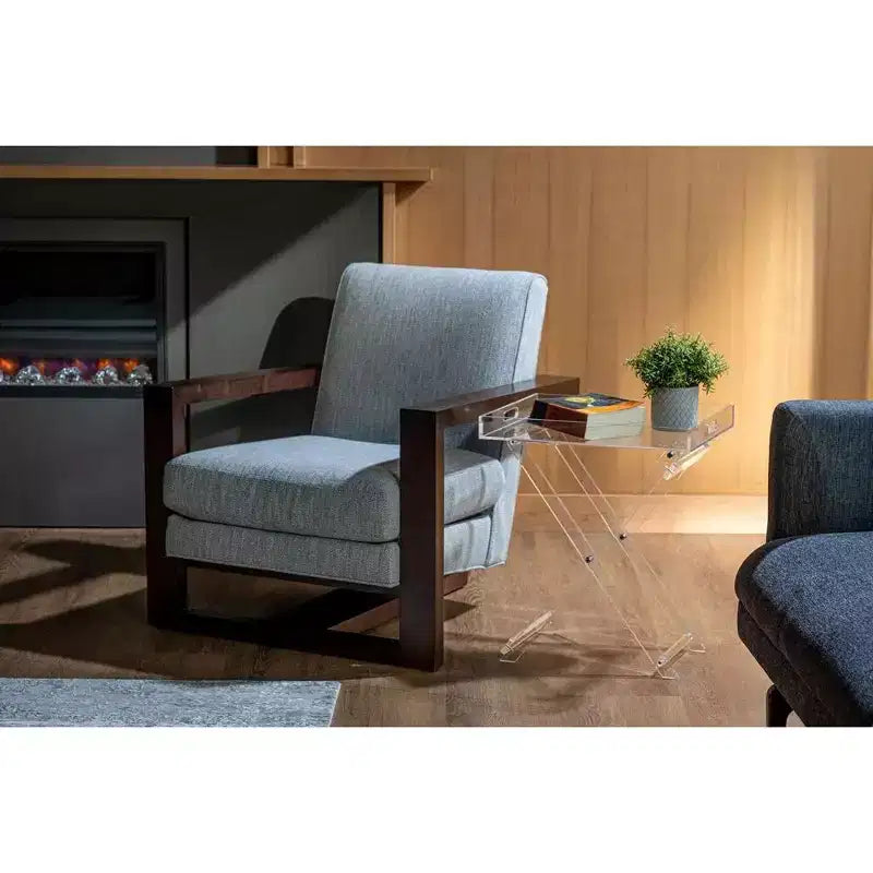 Table d'appoint pliable avec poignées, accessoire de décoration intérieure luxueux